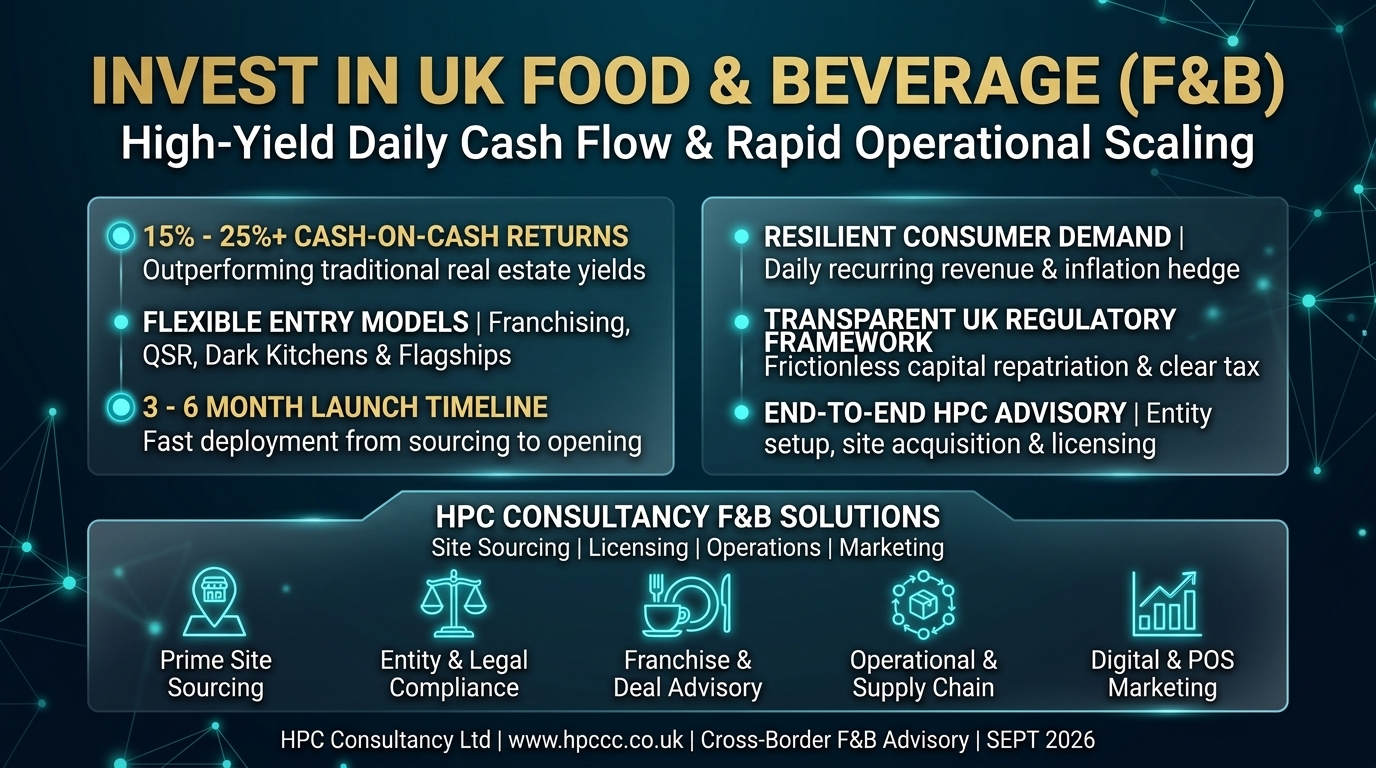 Why Kazakhstan Investors Must Consider the UK Food and Beverage Sector as Their Primary Entry Point
