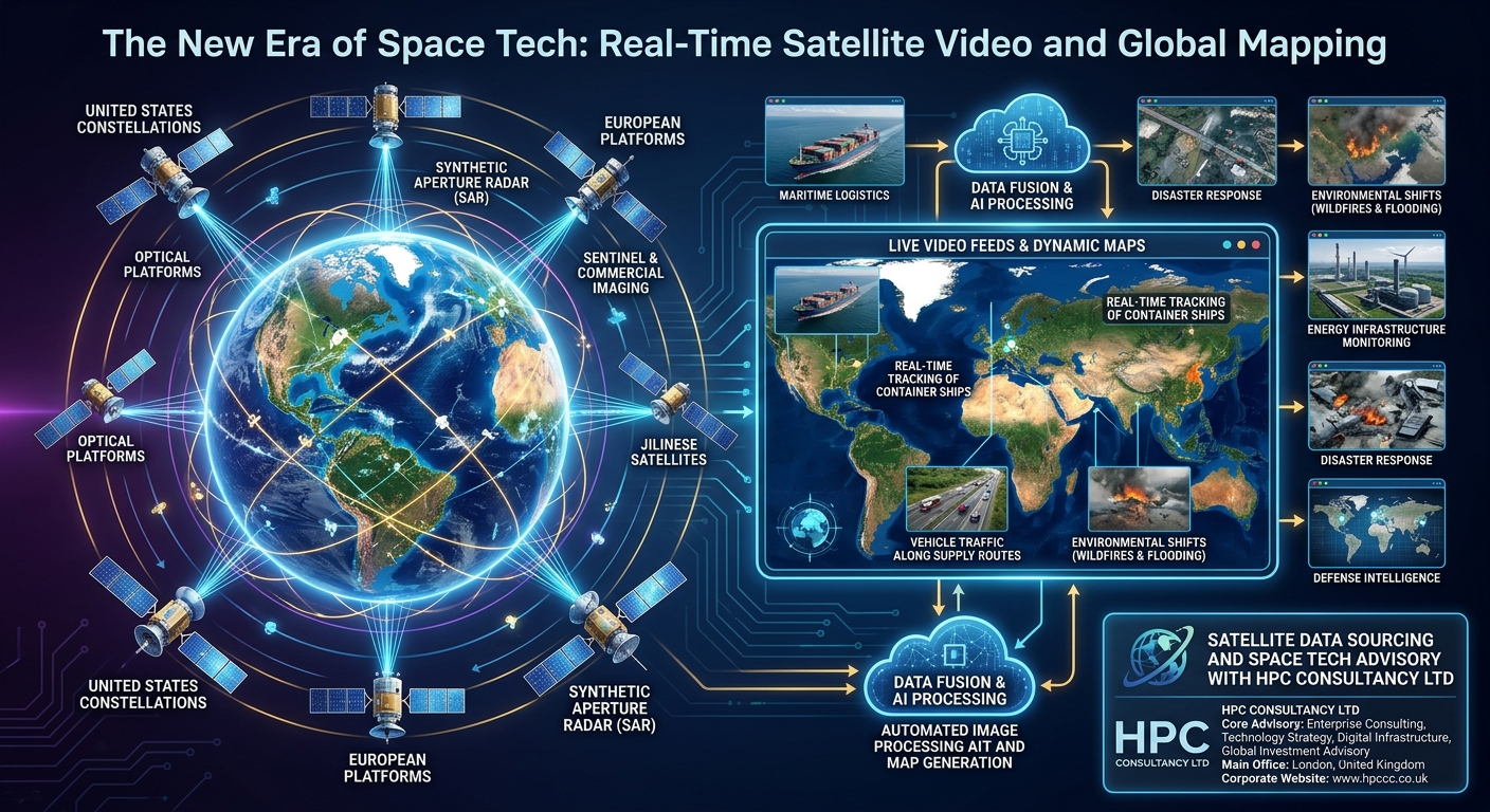 Real-Time Satellite Video and Global Mapping Kazakhstan
